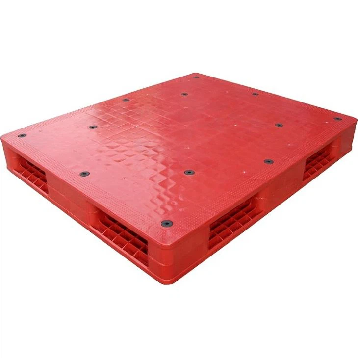 Closed decks double faced plastic pallets