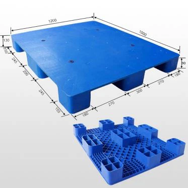9 Feet Plastic Pallet Flat Top