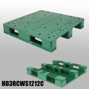 1200 x 1200 Green Reinforced Plastic Pallets