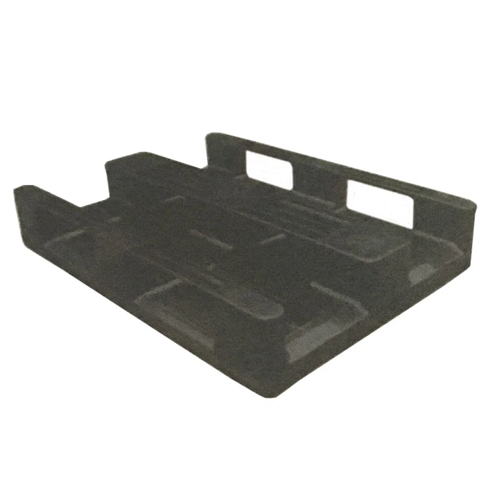 used black plastic pallets