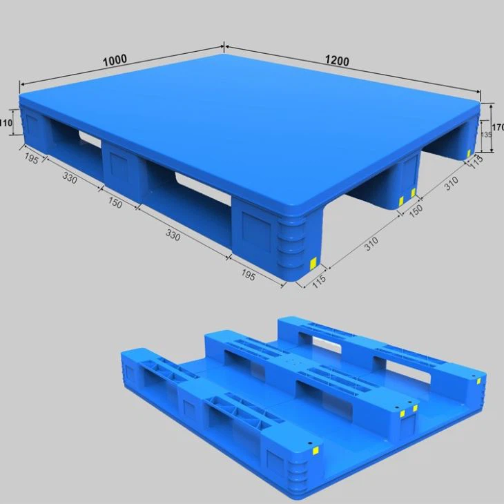 1200 x 1000 Heavy Duty Nestable Plastic Pallet