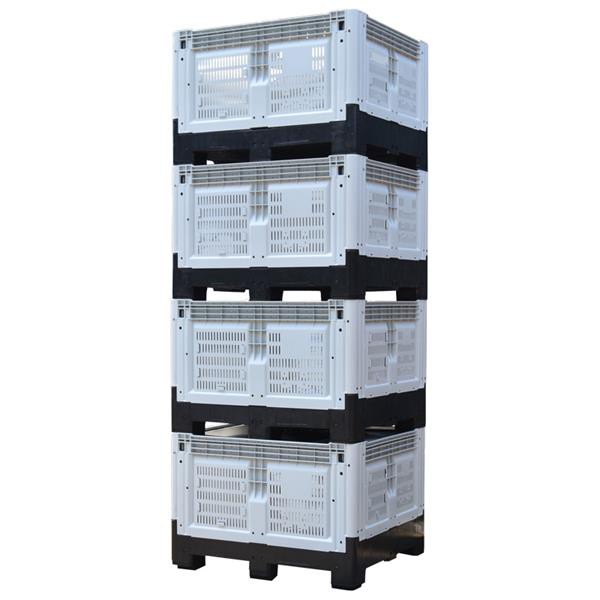 stackable pallet bins