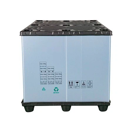 Large Reusable Packaging Sleeves plastic Pallet Bin