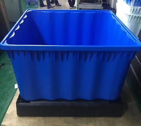 Stackable Nestable Plastic Pallet Container